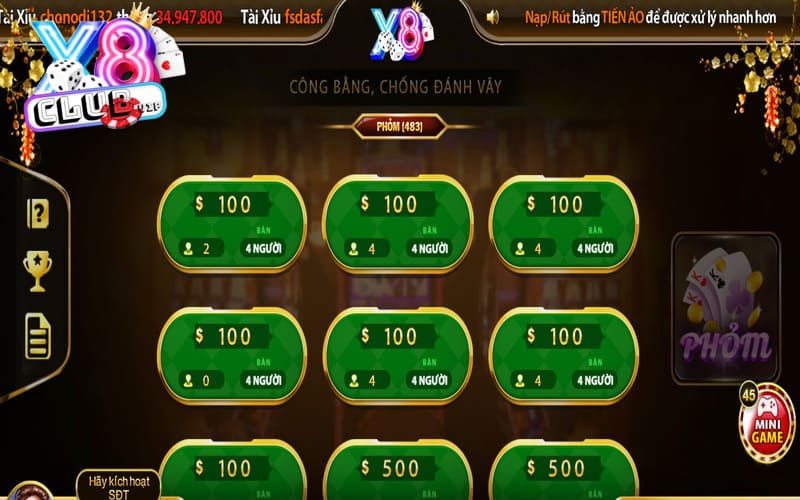 Để tối ưu hóa cơ hội thắng khi tham gia game bài X8 Club cần có kinh nghiệm