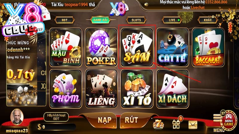 Giới thiệu về sản phẩm Sâm Lốc online tại X8 Club