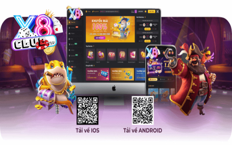 Việc tải app X8 Club giúp tiếp cận nhanh chóng với các trò chơi