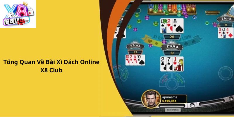 Khám phá về xì dách online tại cổng game X8 Club